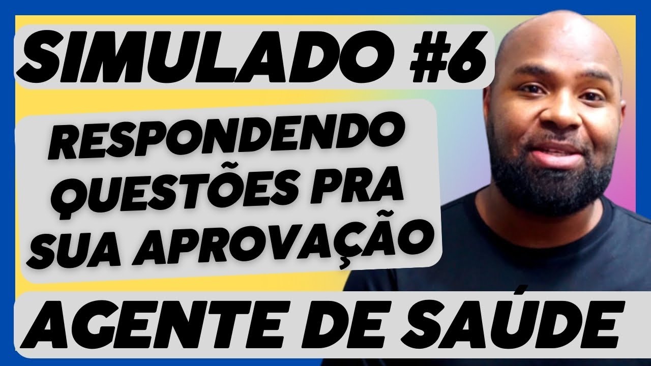 Concurso Agente de Saúde ACS e ACE - Respondendo Questões de Prova #06