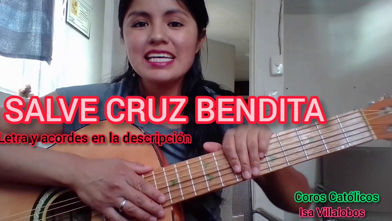 Salve Cruz Bendita. Exaltación o adoración de la Cruz. Letra y acordes 👇.  