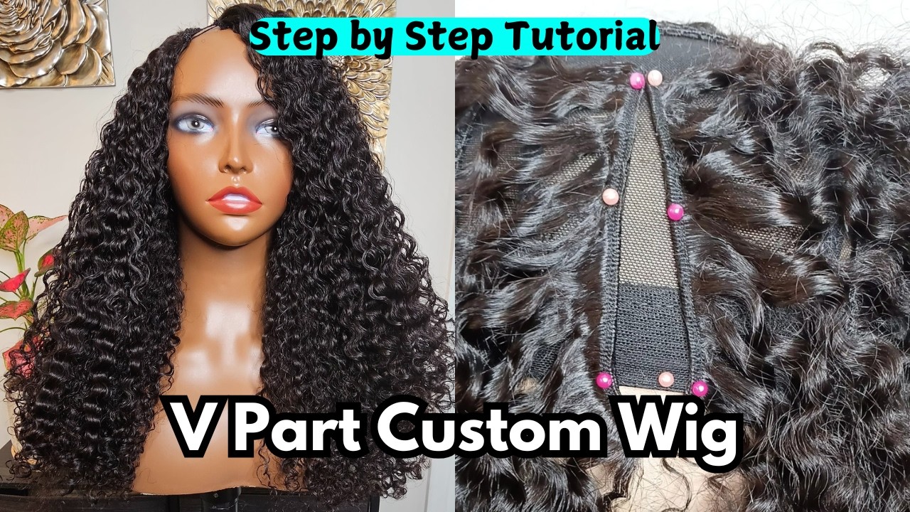 How to Make a V Part Wig | Beginner Friendly