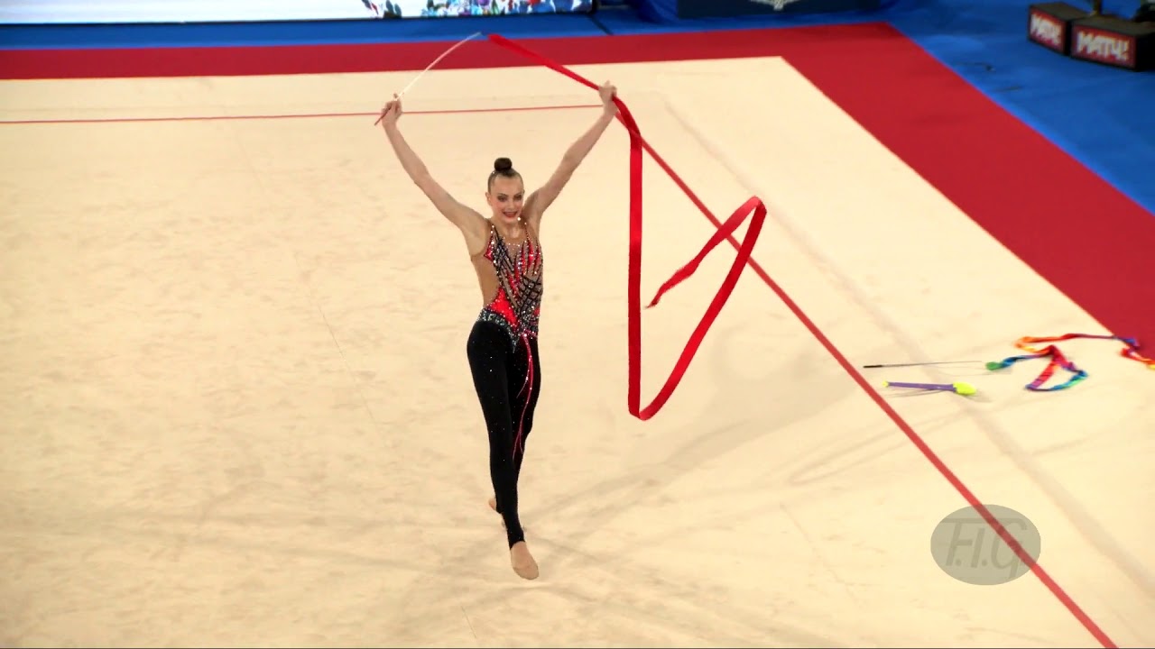 KOLOSOV Margarita (GER) - 2019 Rhythmic Junior Worlds, Moscow (RUS) - Qualifications Ribbon