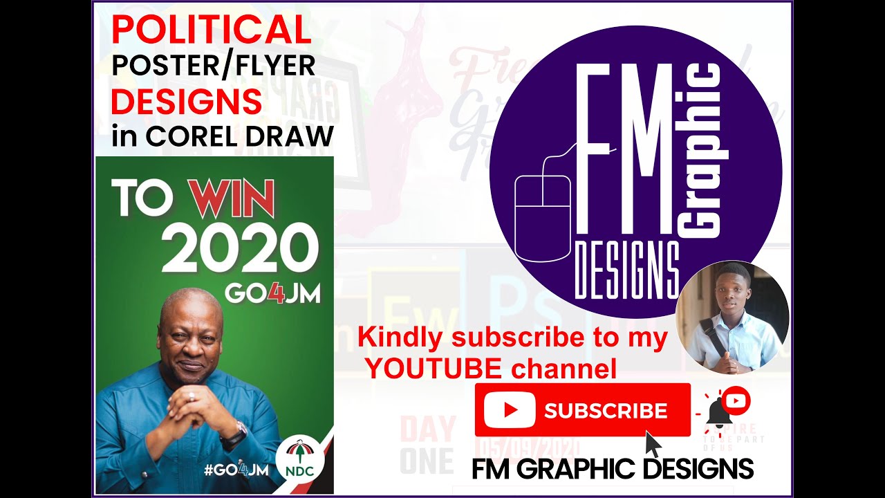HOW TO DESIGN POLITICAL POSTER OR FLYER IN COREL DRAW