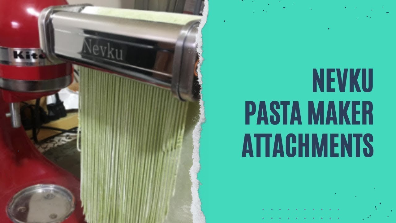 Nevku Pasta Maker Attachments Set for all KitchenAid Stand Mixer Review, Test