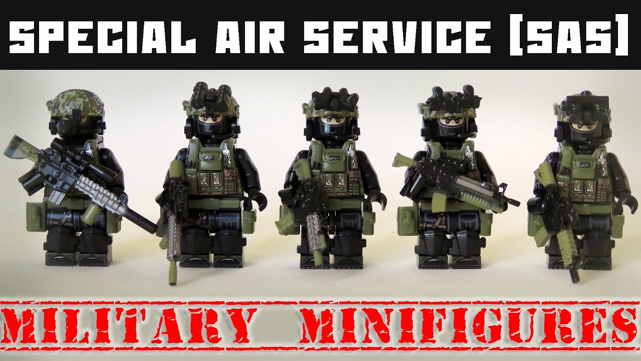 MILITARY MINIFIGURES - British Special Air Service (SAS) - Unofficial Lego Aliexpress