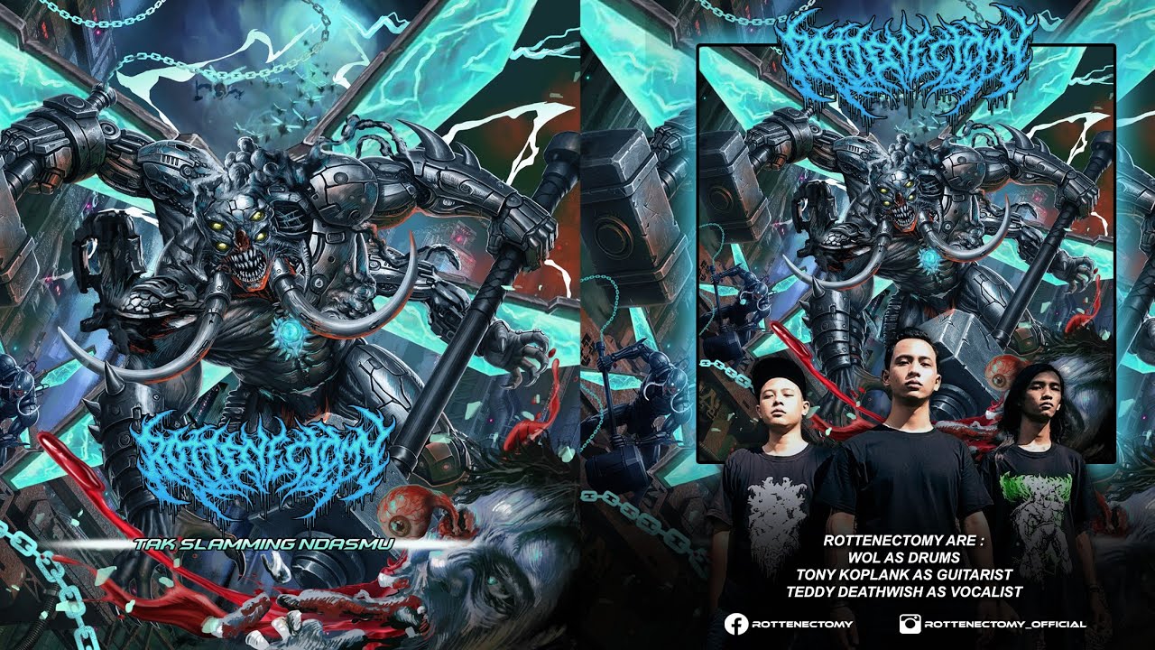 Rottenectomy - TAK SLAMMING NDASMU!!! ( Official Lyric Video 2025 )