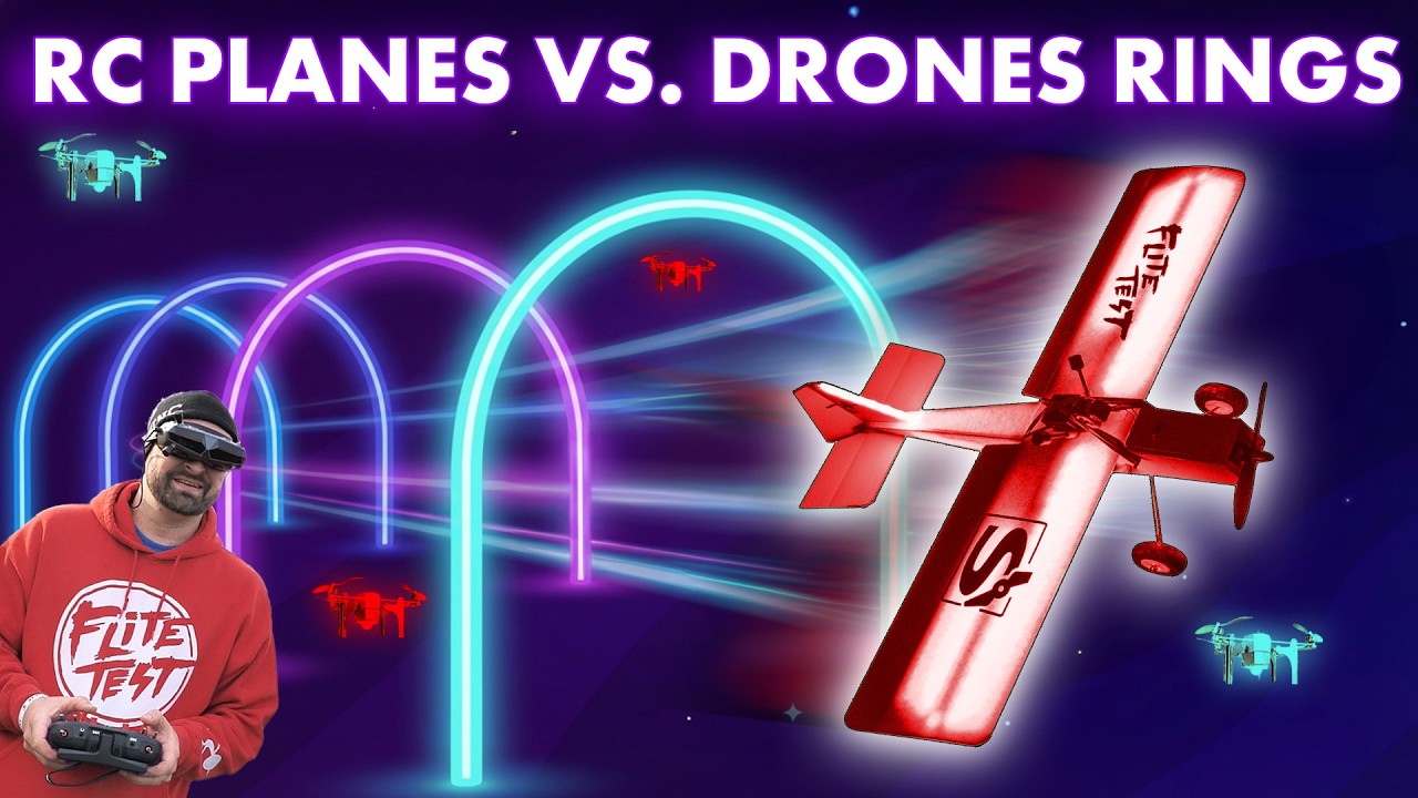 FPV Plane vs 200 Light Show Drones - Can We Make History?