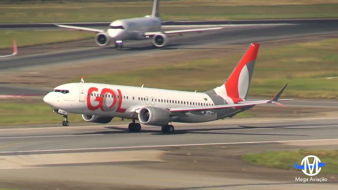Show De Pousos e Decolagens No Aeroporto de Guarulhos   Movimento Sensacional ✔