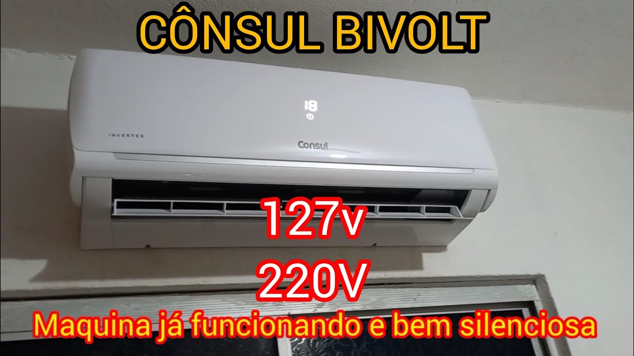 COMO FAZER INSTALAÇÃO DE AR CONDICIONADO CONSUL BIVOLT 127V  / 220V E LIGAÇÃO DE PLACA DC+ DC- SI