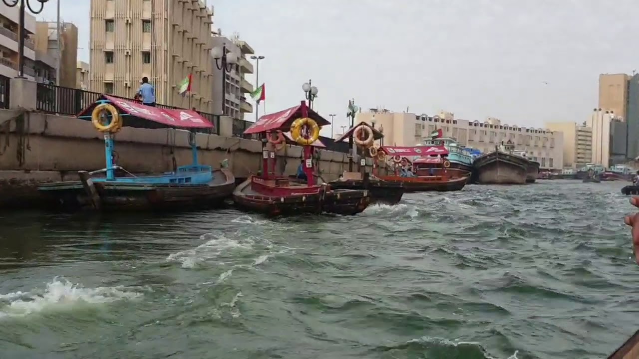 Dubai Abra/The oldest mode of Transport/Bur Dubai Water Taxi Station/Deira Gold souq Station