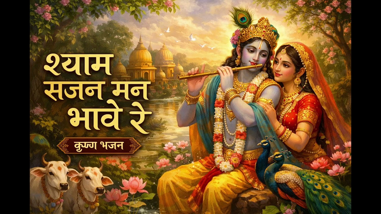 Krishna Bhajan | श्याम सजन मन भावे रे | Braj Bhajan | Radha Krishna