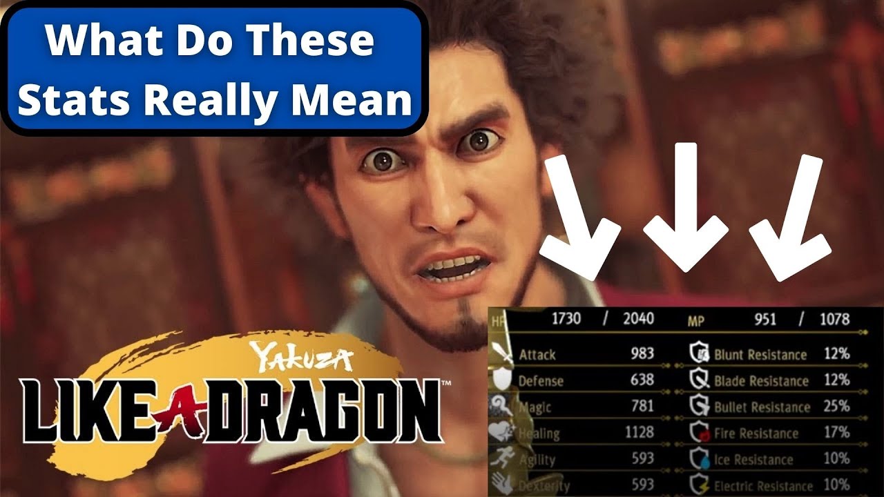 Yakuza Like A Dragon What Do The Stats Mean | Stats Explained