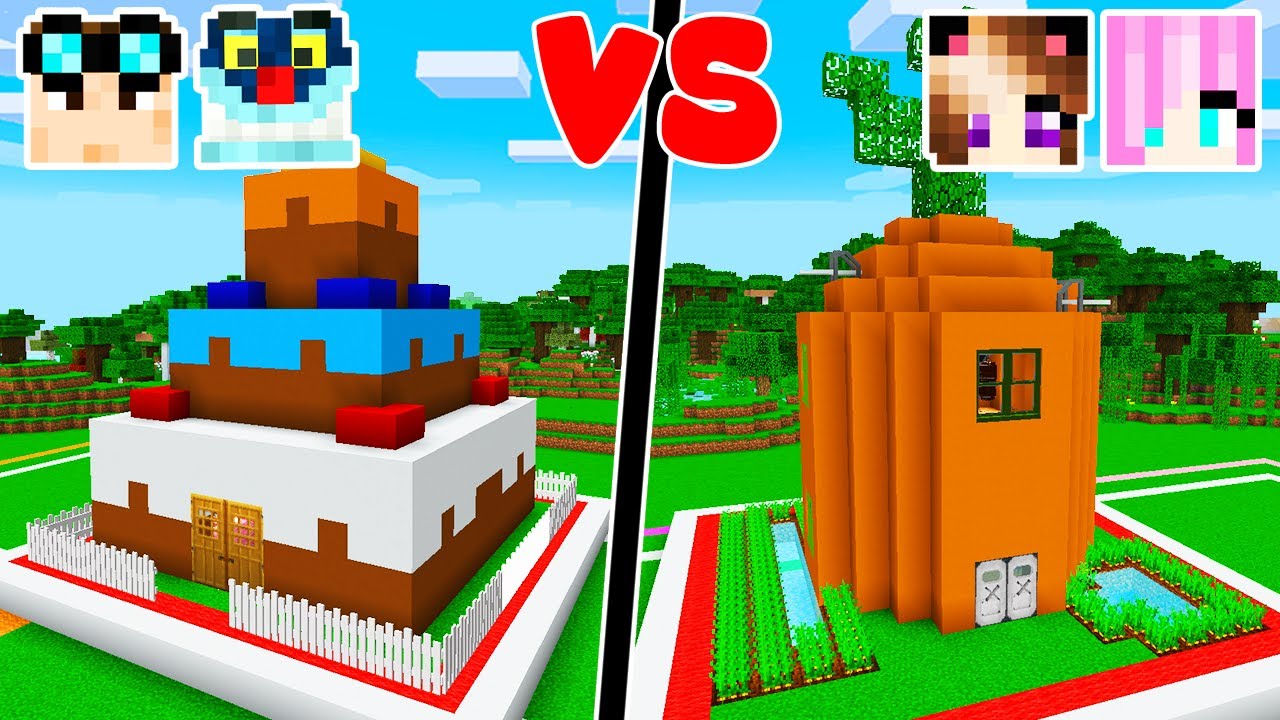 COSTRUISCO LA CASA MAGRA SU MINECRAFT! 🥕- Sfida di Case