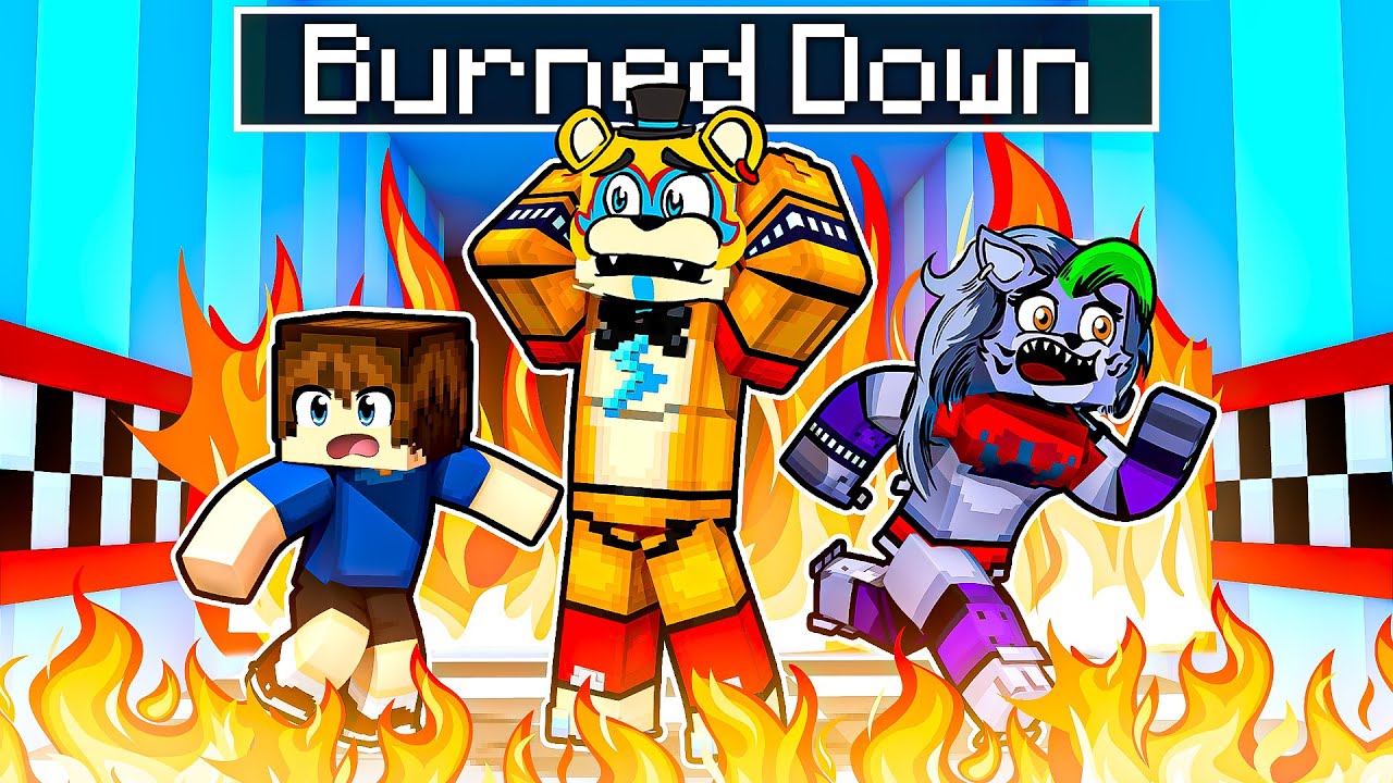 MEGA PIZZAPLEX is DESTROYED?! in Minecraft Security Breach