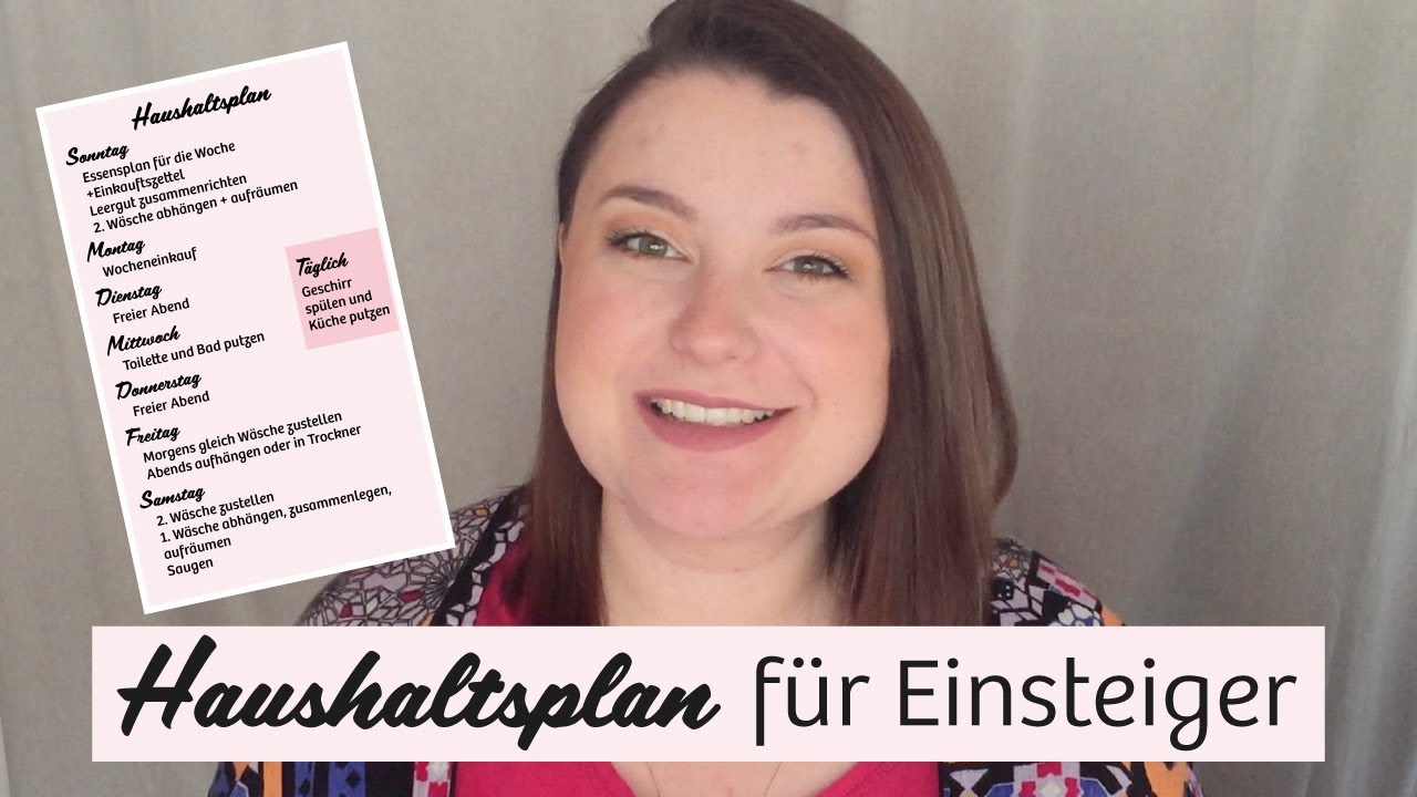 Haushaltsplan für Einsteiger | Zeit sparen mit Wochenplan | Putzen & Aufräumen | Kethy