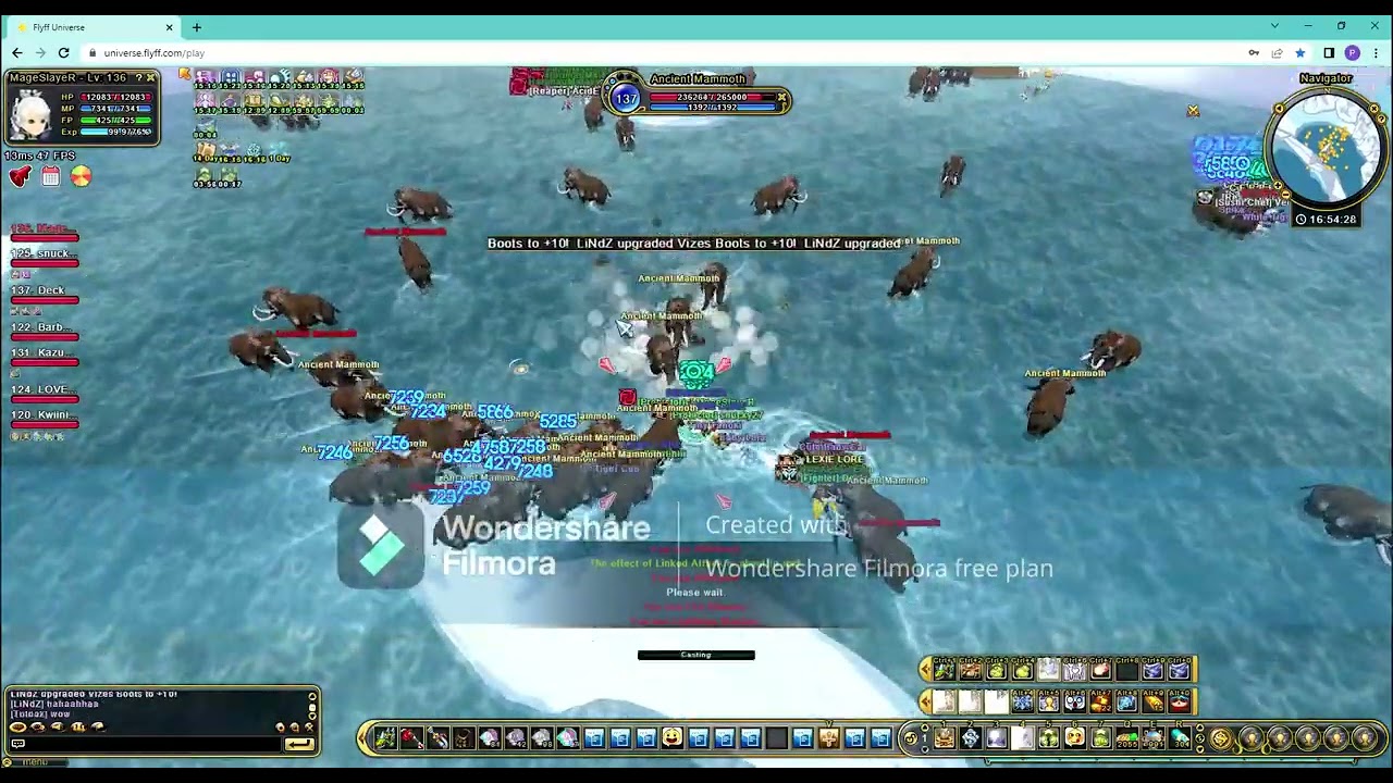 FLYFF UNIVERSE ELEMENTOR: MOBBING WITHOUT WF (3min UNLI LURE)