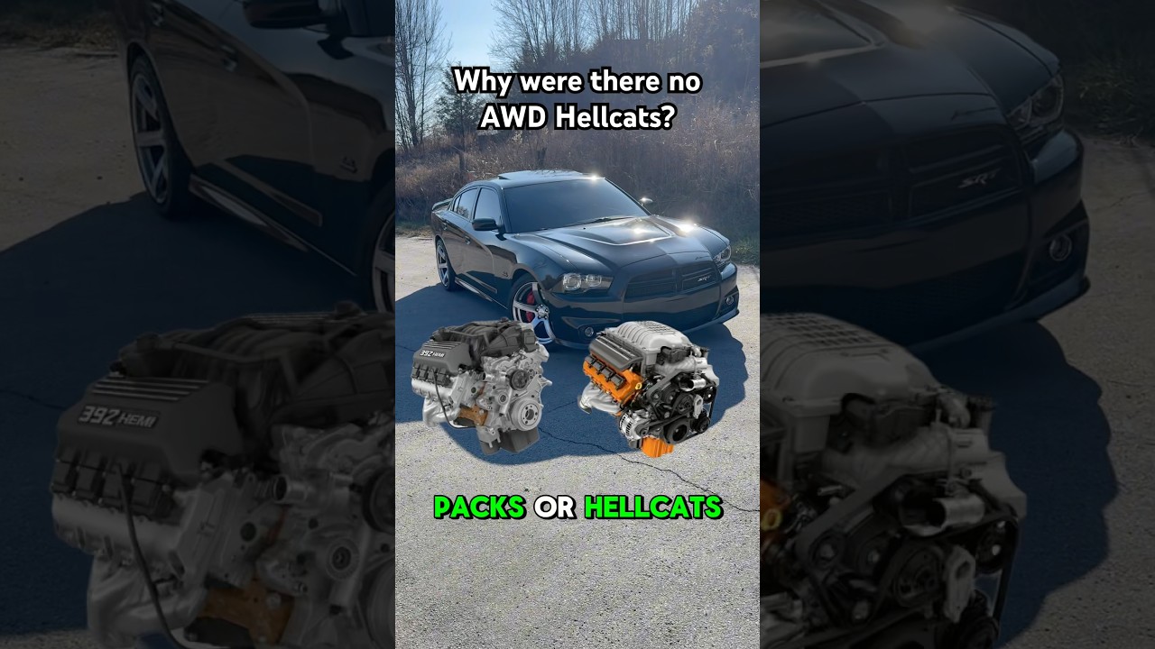 Почему не было полноприводных Hellcat и Scatpack? #dodgecharger #dodgechallenger #srt #hellcat #s...