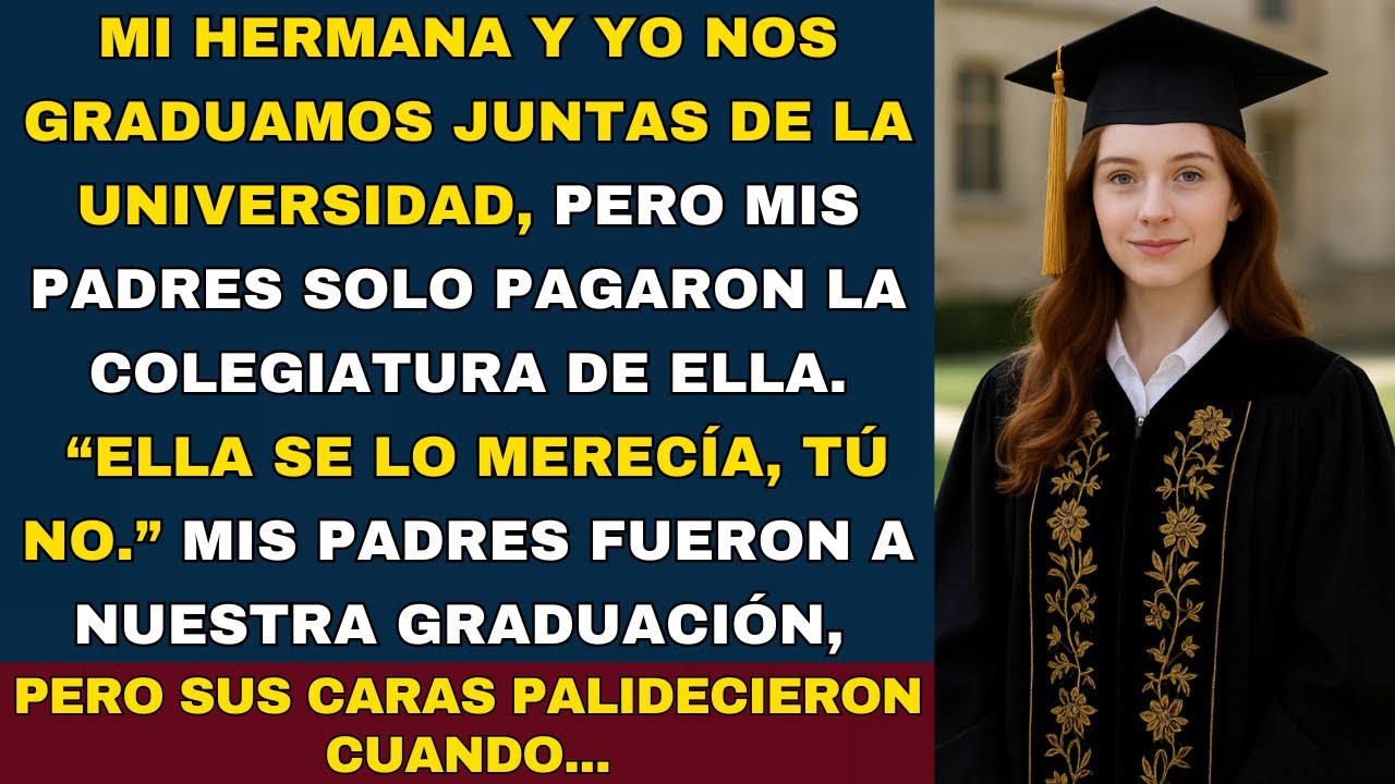 Mis Padres Pagaron La Universidad De Mi Hermana, Pero No La Mía — En Mi Graduación, Sus Caras.