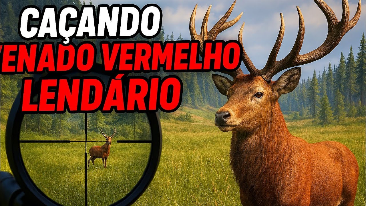 A caçada do lendário veado-Vermelho