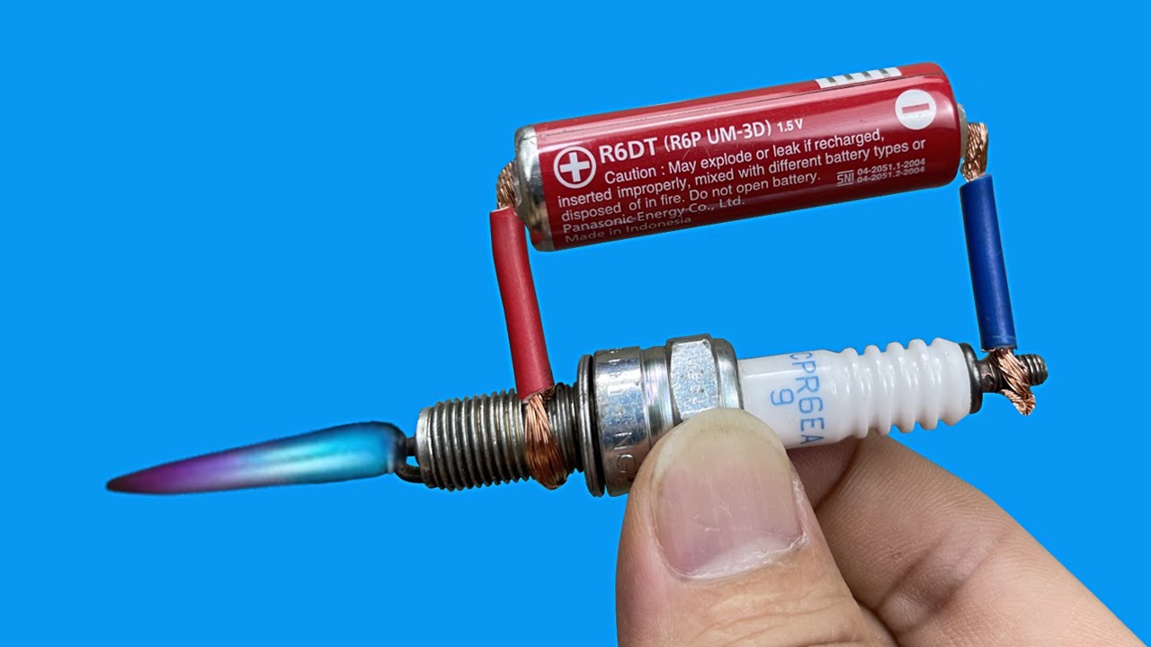 How to Make a Simple Welding Machine from Spark Plugs at Home! Great Invention