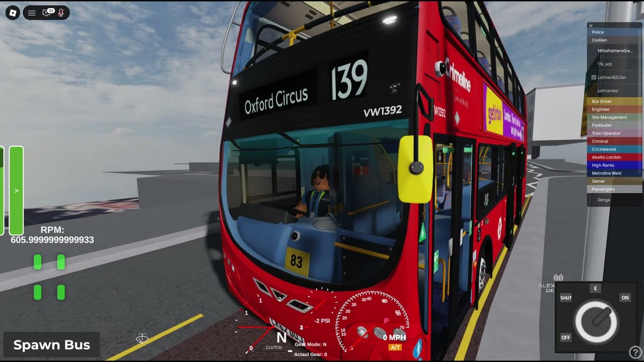 Project North West: Route 139 Golders Green -  Oxford Circus 