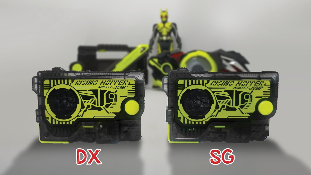 DX vs SG Progrise Key Rising Hopper Kamen Rider Zero One