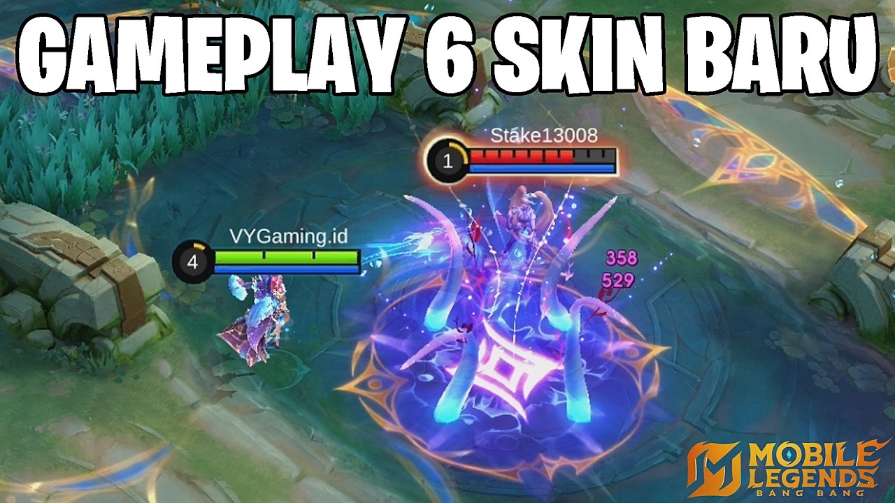 GAMEPLAY 6 SKIN BARU - ALLSTAR LING, PHARSA, YUZHONG ,STARLIGHT HANZO,  EPIC ALPHA & MARTIS