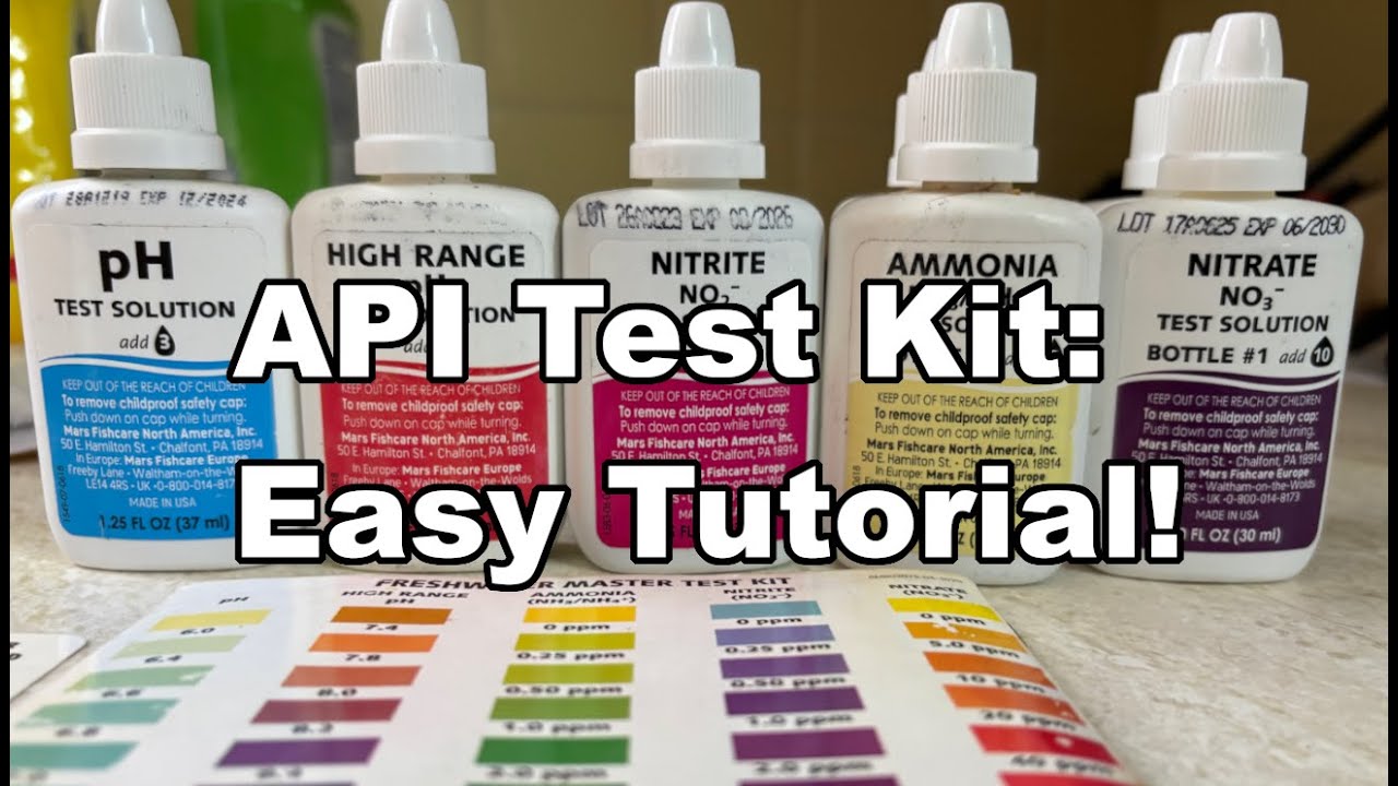 How to use the API Freshwater Master Test Kit!