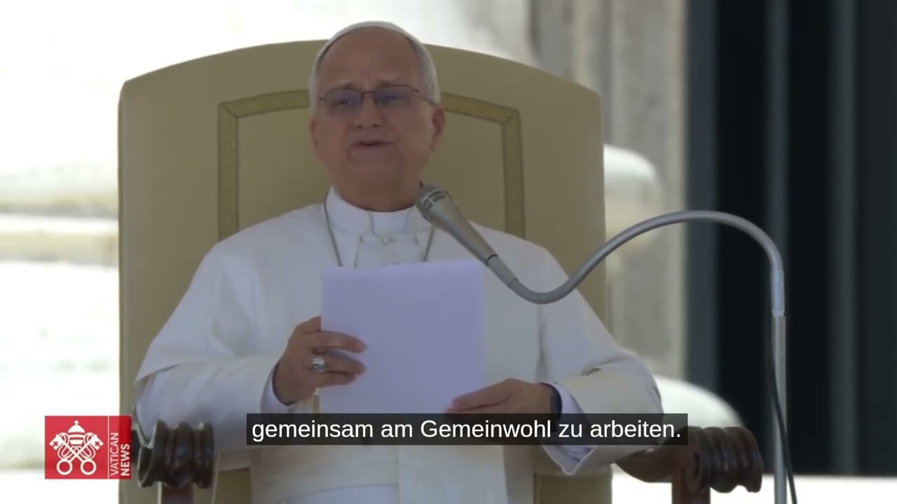 Papst Leo bei der Generalaudienz: Menschenw&uuml;rde Basis f&uuml;r Gemeinschaft