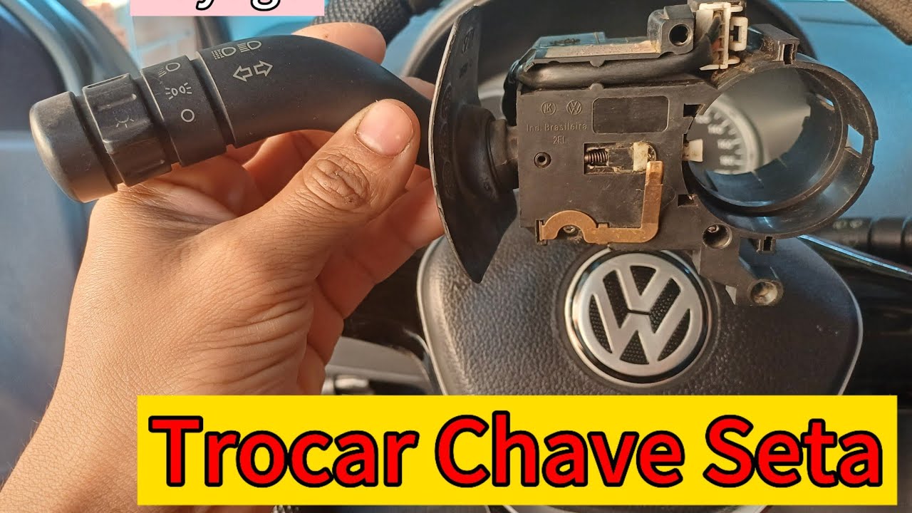 Como trocar chave SETA do GOL, SAVEIRO, VOYAGE G5 (passo a passo)