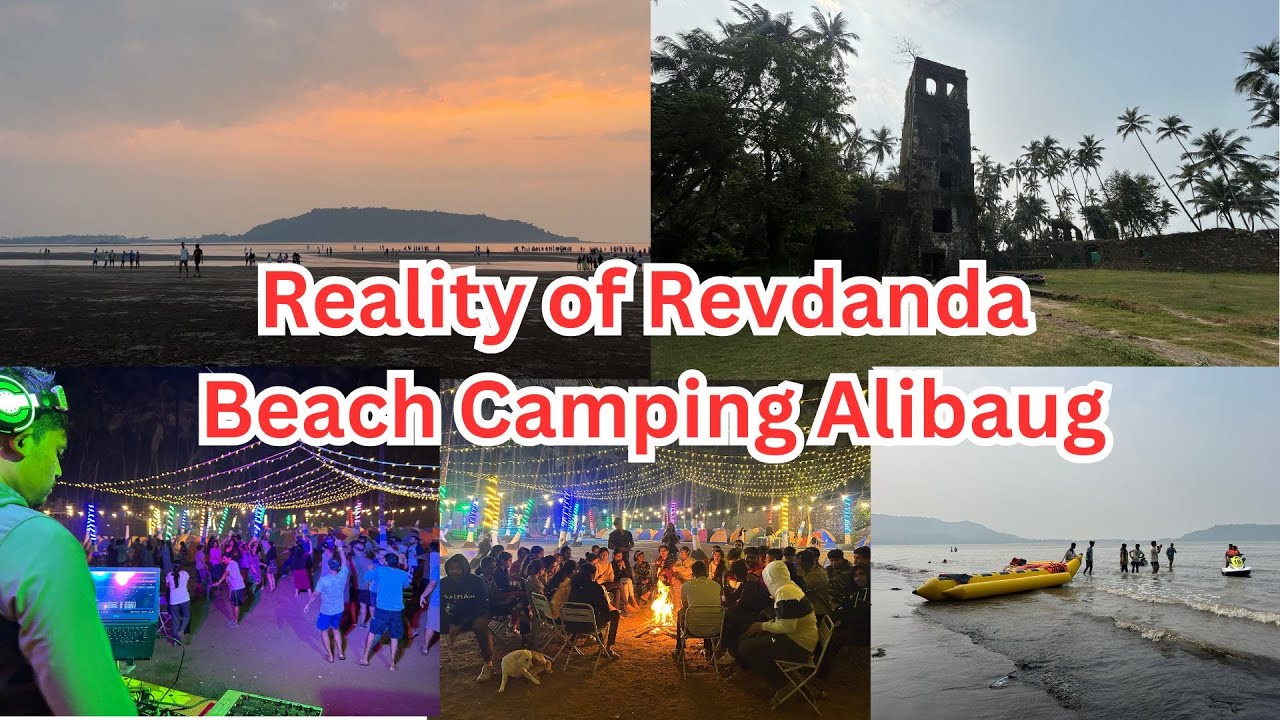 Revdanda Beach Camping | Alibaug Beach Camping with DJ, BBQ, Live Music & Revdanda Fort Tour