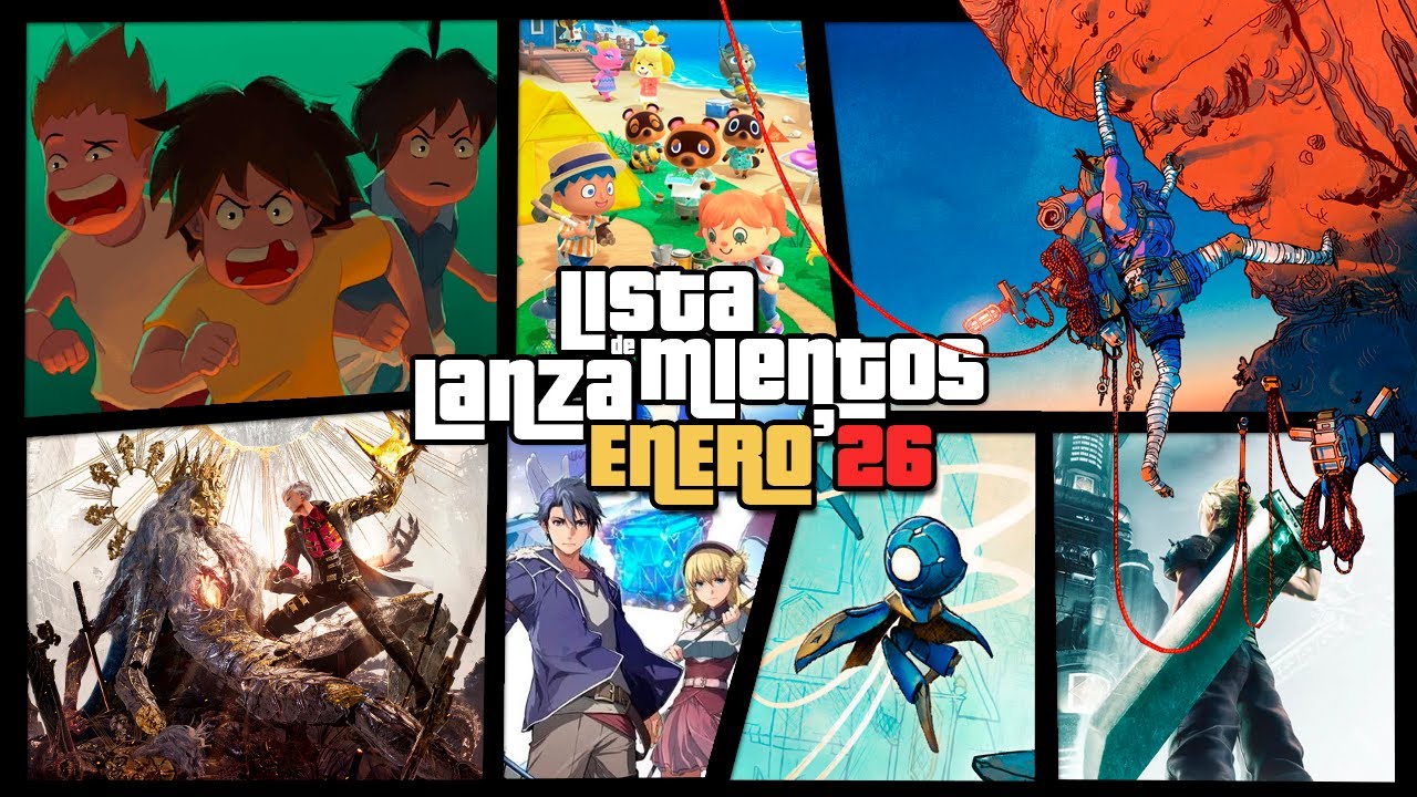 📆 Lista de Lanzamientos: ENERO 2026 | Cairn, Animal Crossing, Kejora, MIO y Code Vein II