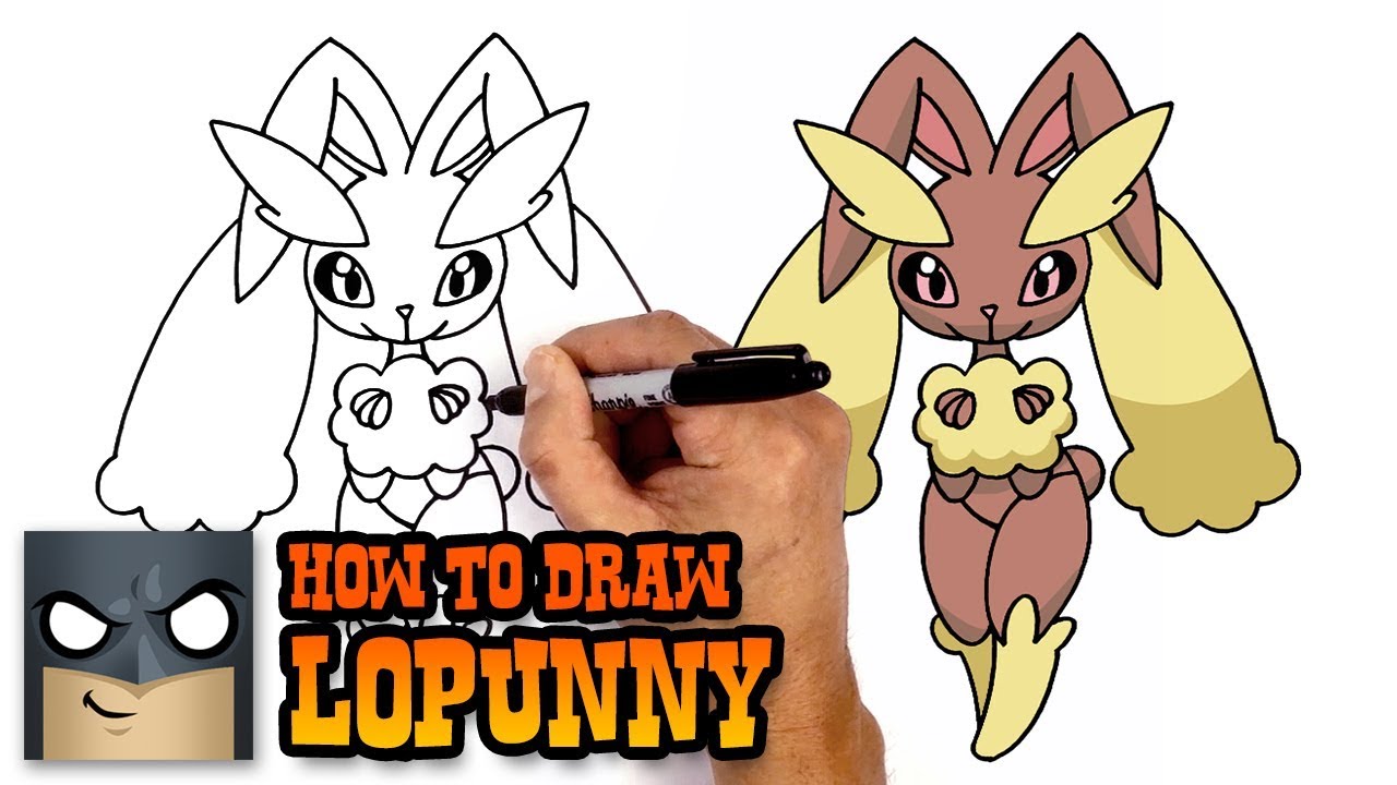 How to Draw Pokemon | Lopunny | Step by Step
