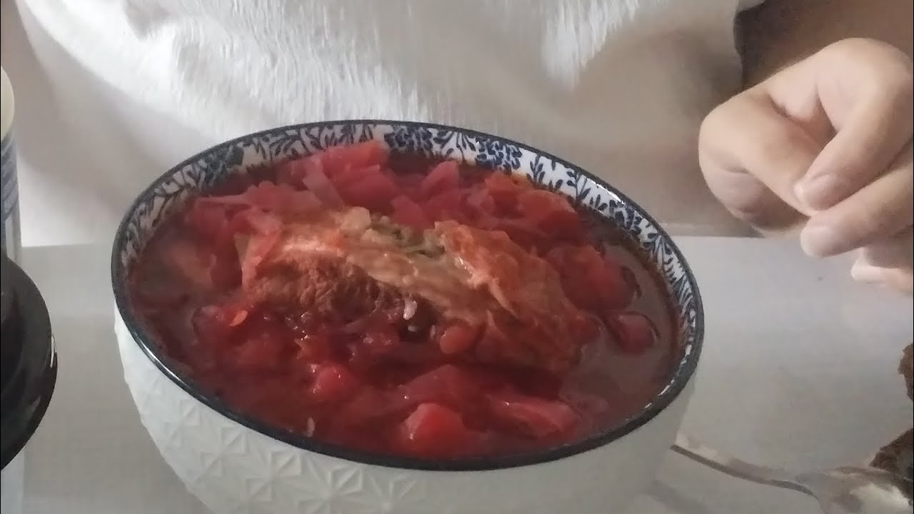 украинские беженцы 🇩🇪🇺🇦 Мукбанг 😋 Красный борщ, подписывайтесь на канал, ставьте лайки 👍