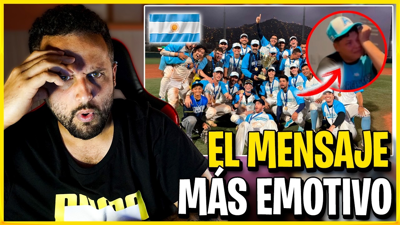 La SELECCIÓN ARGENTINA de BEISBOL emocionan AL MUNDO con ésto... 🇦🇷❤️