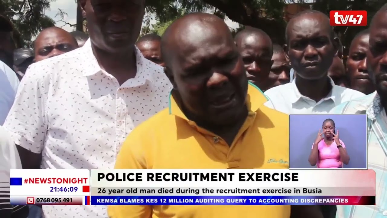 26-year-old man dies during police recruitment exercise in Busia