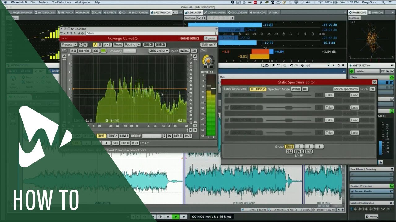 How to Work with The Curve EQ in WaveLab | Q&A with Greg Ondo