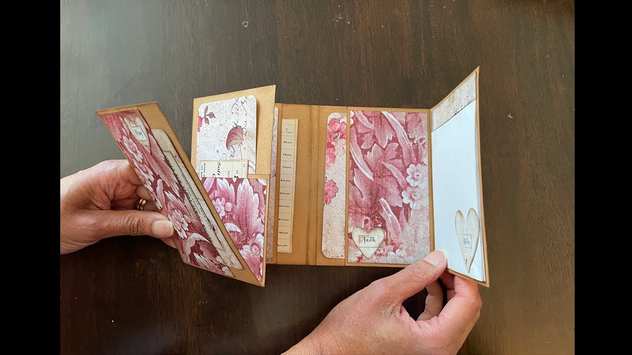Valentine's Day Flip Flap Multi Pocket Folio - Ephemera