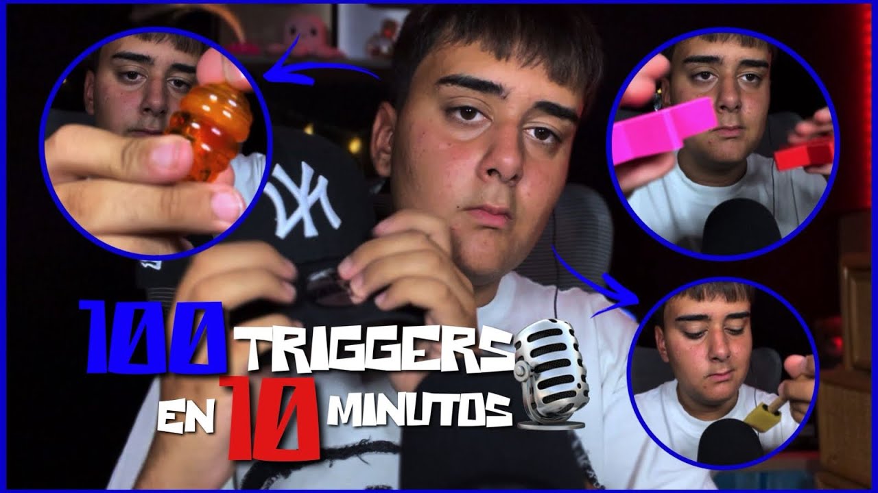 ASMR 100 triggers 🎙️10 minutos 🕰️