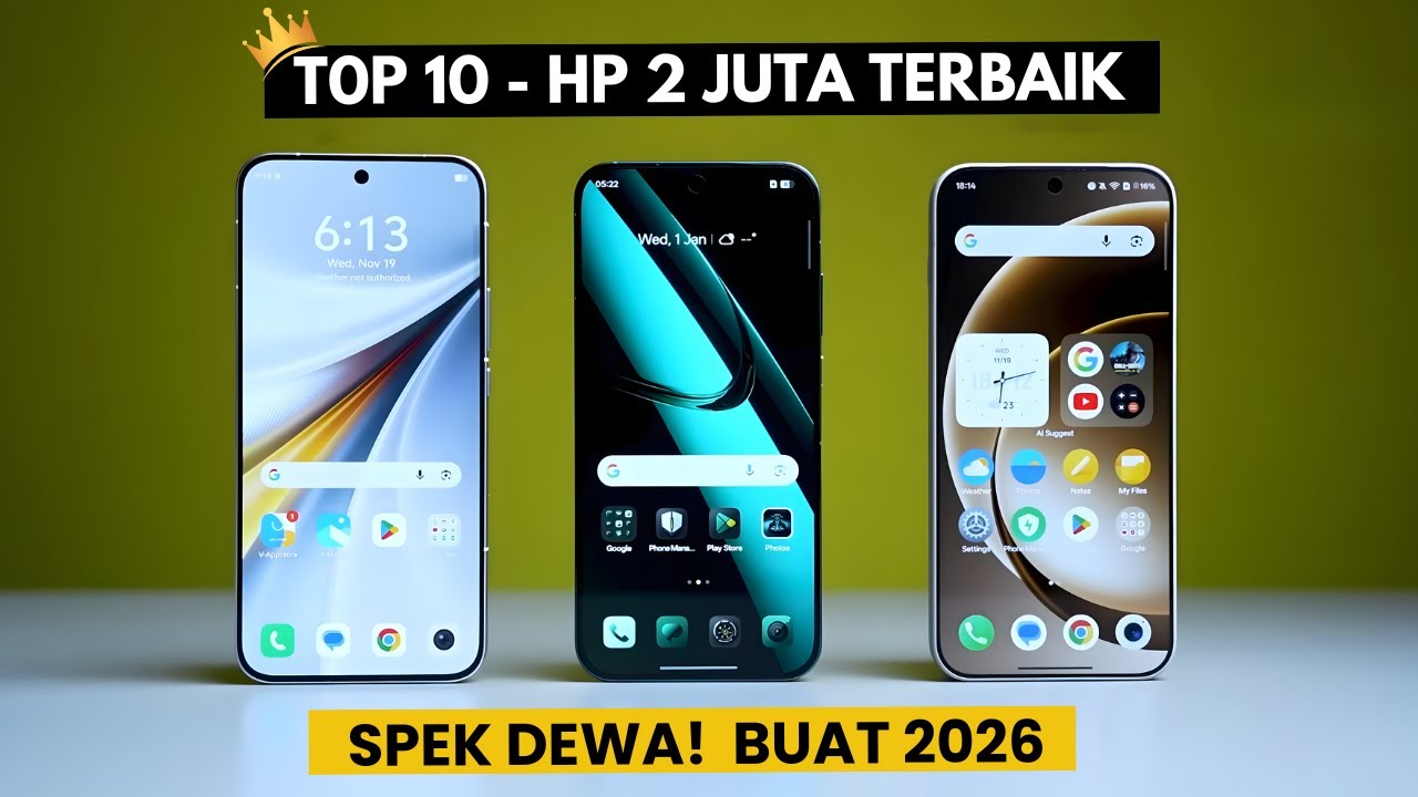 Snapdragon🔥 Amoled 144 Hz, 12/256 GB, 7000 MAH, 10 HP 2 Jutaan TERBAIK Buat TAHUN BARU 2026