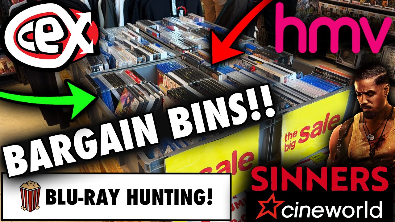 Blu-ray Hunting - HMV BARGAIN BINS RETURN AT CARDIFF, SINNERS CINEMA EXPERIENCE & I MADE A MISTAKE!!