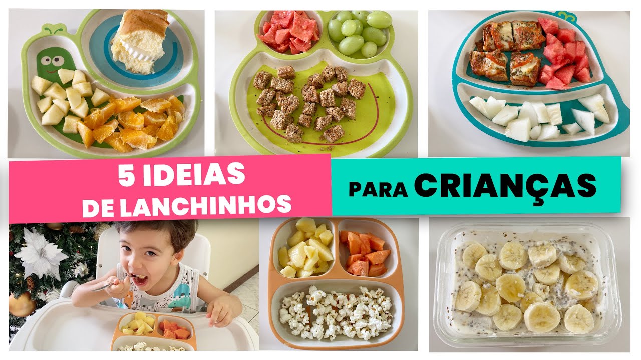 🍉🥭🍊 5 IDEIAS DE LANCHES PARA CRIANÇAS | SIMPLES FÁCEIS E DELICIOSOS