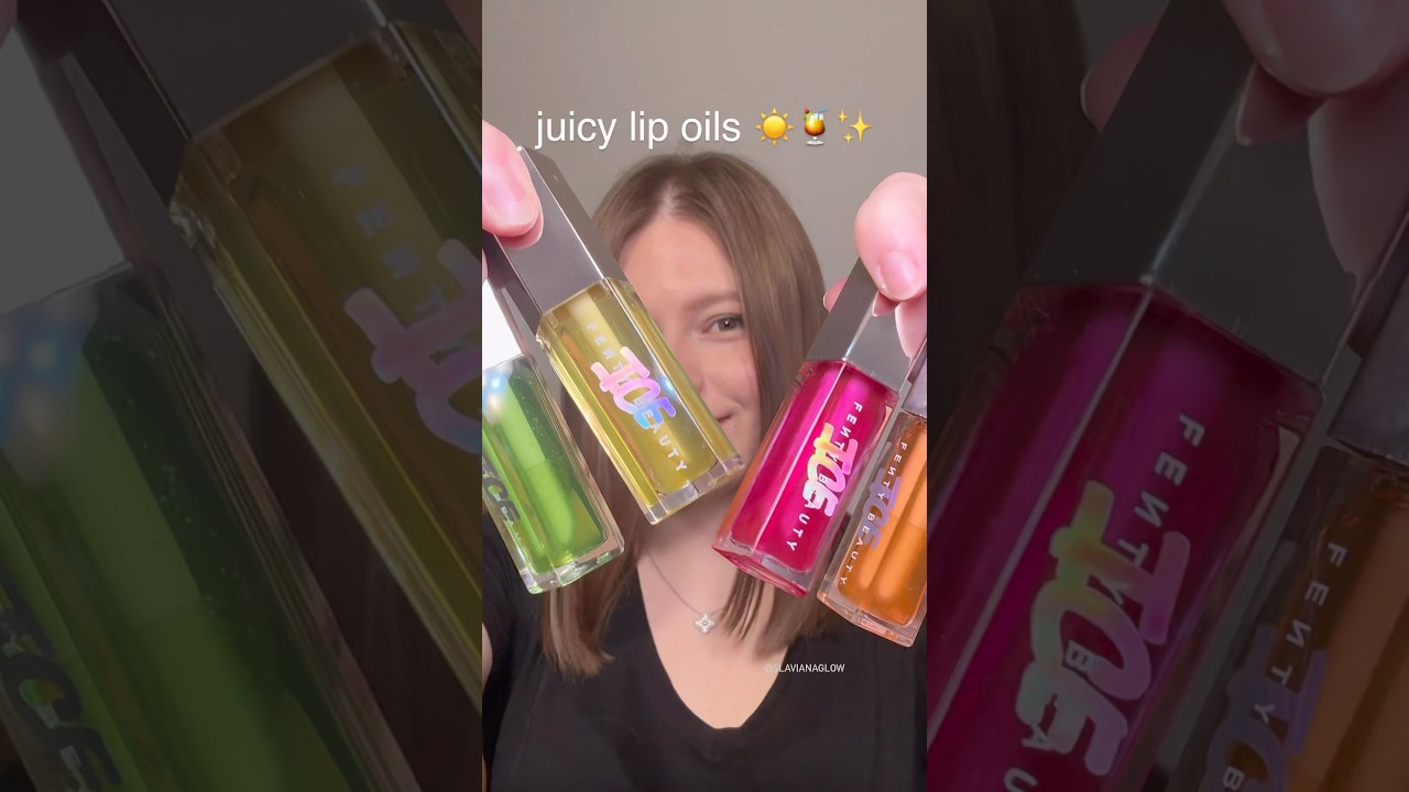NEW Fenty Beauty Gloss Bomb Ice Lip 🍍 Ice&rsquo;d Pineapple🥒 Cucum&rsquo;brrr 🍊 Melon Chillz🍓 Berry Jelly