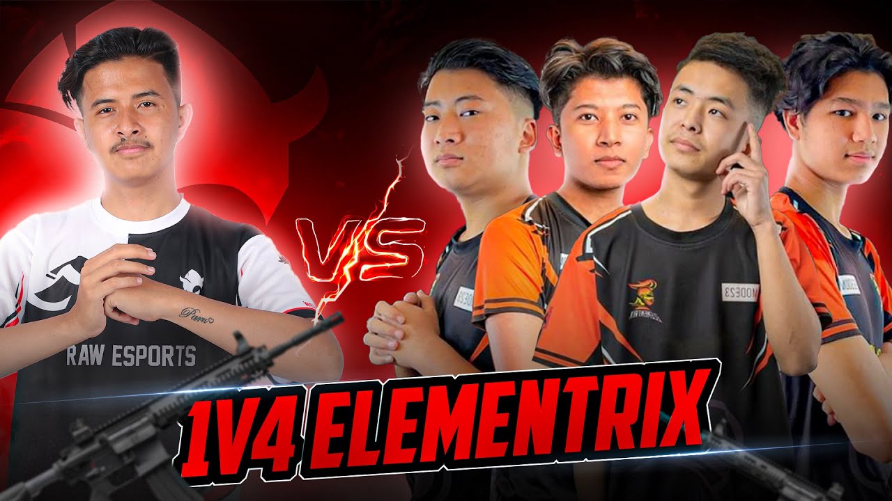 1v4 ELEMENTRIX #shorts