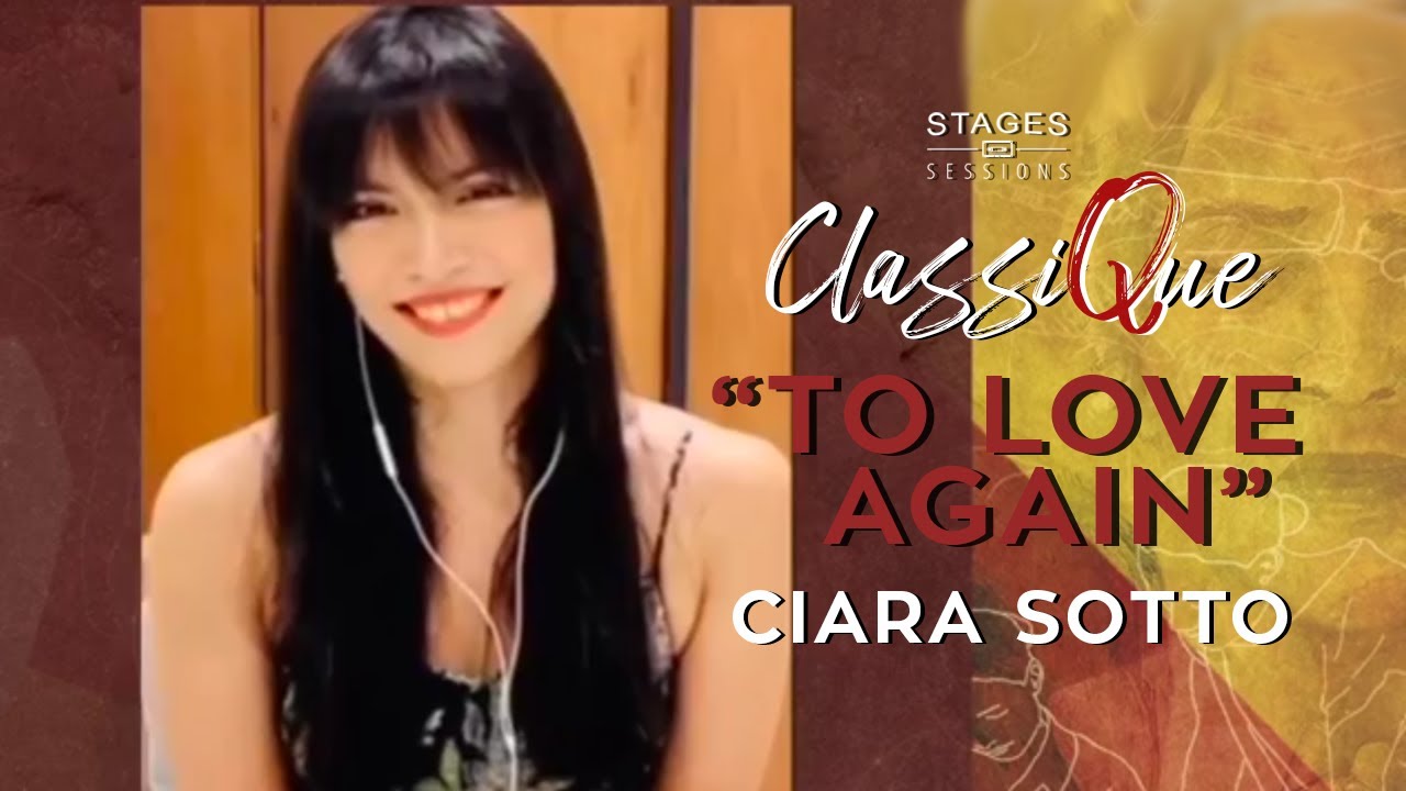 Ciara Sotto - To Love Again (a Sharon Cuneta cover) Live at Classique