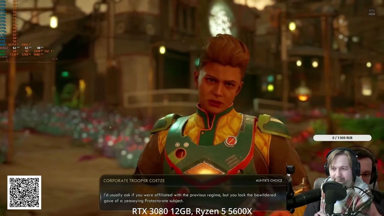 Смотрим тесты The Outer Worlds 2: КАТАСТРОФА - игра выдаёт МЕНЕЕ 60 кадров на 5090.