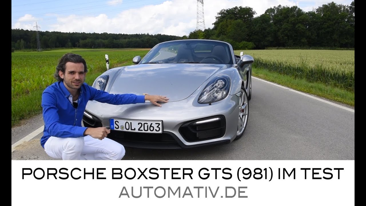 Porsche Boxster GTS (Typ 981) 330 PS mit PDK im Fahrbericht - Test