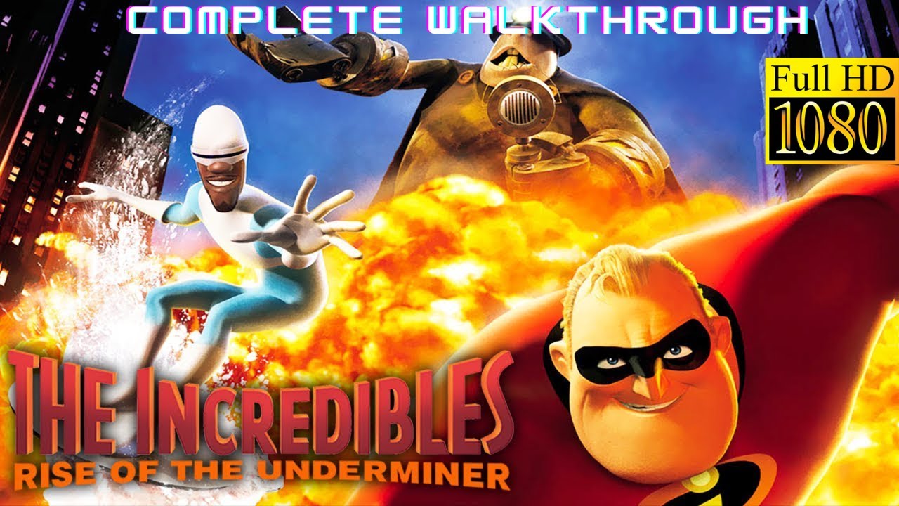 Longplay of The Incredibles Rise of the Underminer (Xbox, 2005)-Complete Walkthrough in HD