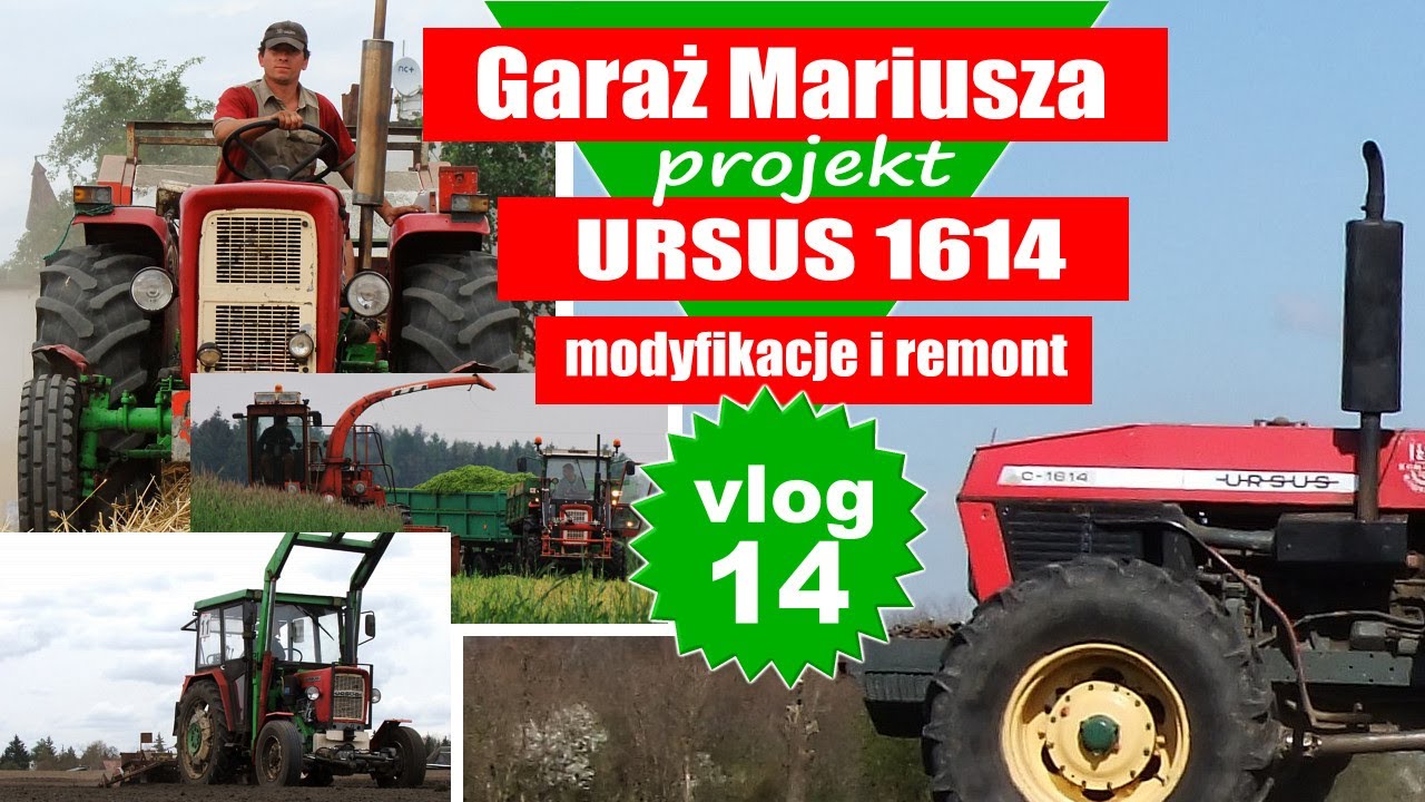 Vlog 14: Garaż Mariusza – montaż skrzyni biegów „ciapkiem” - URSUS 1614