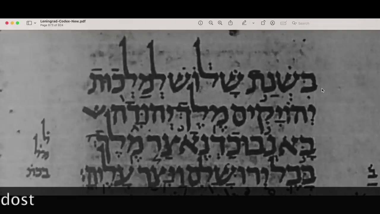 Daniel 1:1 Hebrew: Accents/Cantillation & Masoretic Notes (Preview)