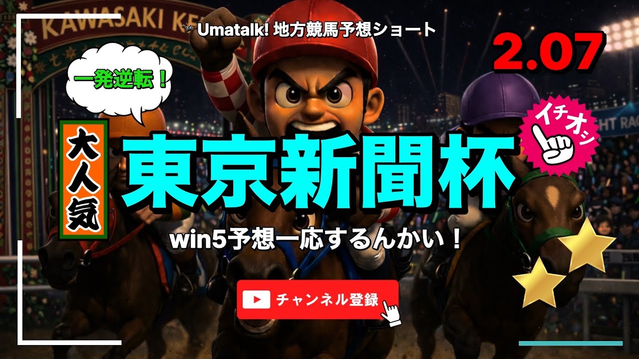 【東京新聞杯】きさらぎ賞と東京新聞杯のWIN5考察ライブ 📱