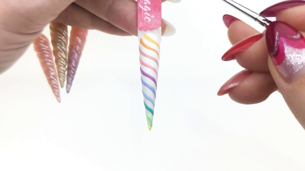 Rainbow Unicorn Nails